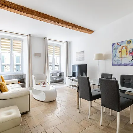 Le Meynadier Lumineux Dans Le Centre Historique, Proche Des Plages Et Palais Appartement *