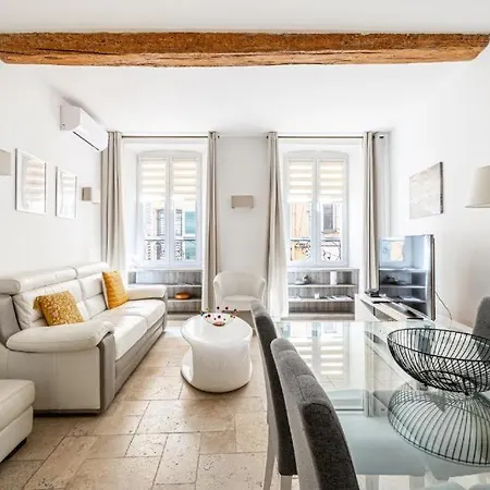 Le Meynadier Lumineux Dans Le Centre Historique, Proche Des Plages Et Palais Appartement *